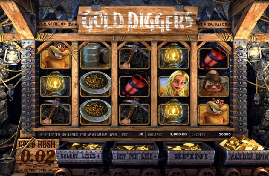 Игровой автомат Gold Diggers