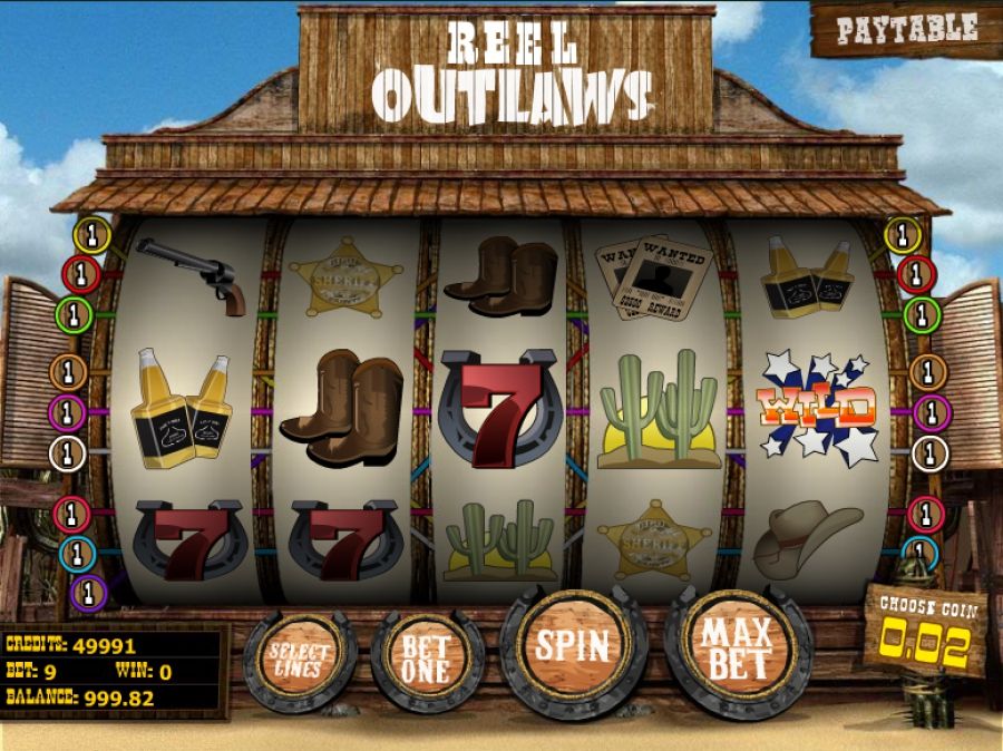 Игровой автомат Reel Outlaws